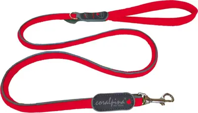 Coralpina leash Cinquetorri rood, 10 mm/110 cm - afbeelding 1