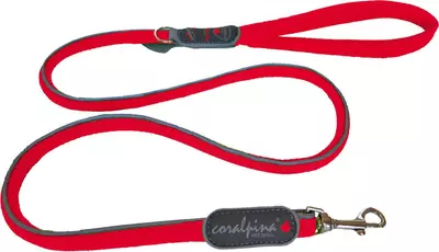 Coralpina leash Cinquetorri rood, 18 mm/110 cm - afbeelding 1