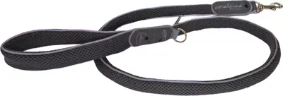 Coralpina leash Cinquetorri zwart, 10 mm/110 cm. C400BG030 - afbeelding 2