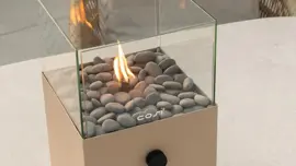 Cosi Fires gaslantaarn cosiscoop square sandy beige - afbeelding 4