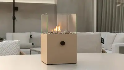 Cosi Fires gaslantaarn cosiscoop square sandy beige - afbeelding 5