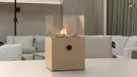 Cosi Fires gaslantaarn cosiscoop square sandy beige - afbeelding 5