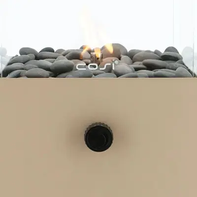 Cosi Fires gaslantaarn cosiscoop square sandy beige - afbeelding 3