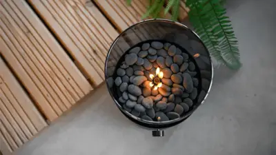 Cosi Fires gaslantaarn cosiscoop xl smoked black - afbeelding 4