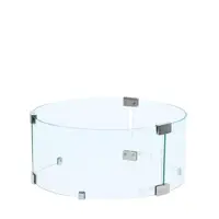 Cosi Fires glass set round l 