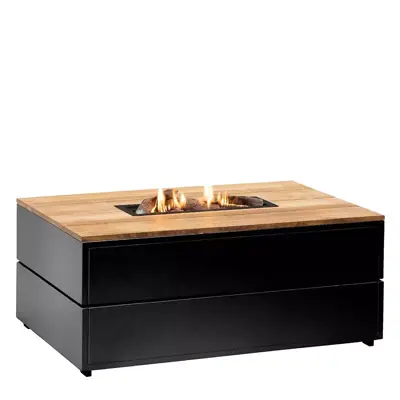 Cosi Fires vuurtafel cosipure 120 black/teak - afbeelding 1