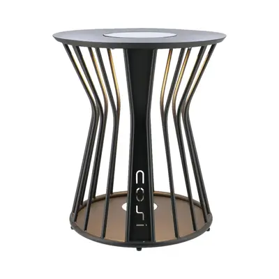 Cosilumia solar lounge tuintafel 52x60cm black - afbeelding 1