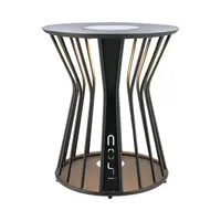 Cosilumia solar lounge tuintafel 52x60cm black - afbeelding 1