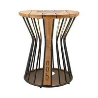 Cosilumia solar lounge tuintafel 52x60cm teak - afbeelding 1