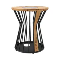 Cosilumia solar lounge tuintafel 52x60cm teak - afbeelding 4