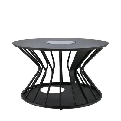 Cosilumia solar lounge tuintafel 70x41cm black - afbeelding 2
