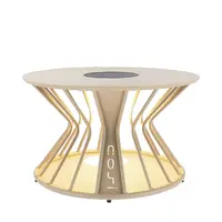 Cosilumia solar lounge tuintafel 70x41cm sandy beige - afbeelding 1