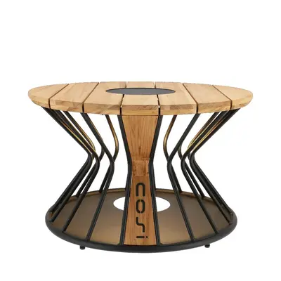 Cosilumia solar lounge tuintafel 70x41cm teak - afbeelding 1