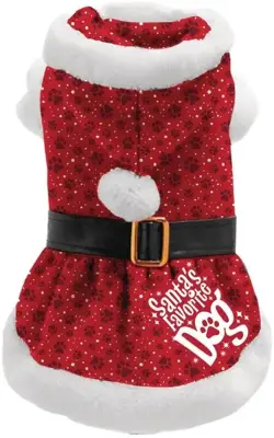 Costume red santa's favourite dog female m - afbeelding 1