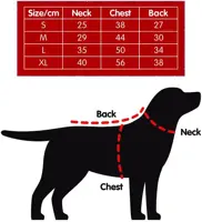 Costume red santa's favourite dog female m - afbeelding 2