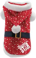 Costume red santa's star male s - afbeelding 1