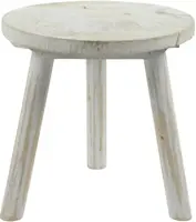 Countryfield bijzettafel jenita 25x25x25 cm whitewash kopen?