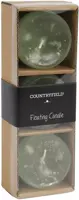 Countryfield drijfkaars bollie 5x4cm lichtgroen 3 stuks kopen?