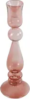 Countryfield kandelaar glas delicate no1 9.5x26.5cm koper bruin kopen?