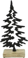 Countryfield kerstfiguur metaal menzo boom 5x11x22cm zwart kopen?