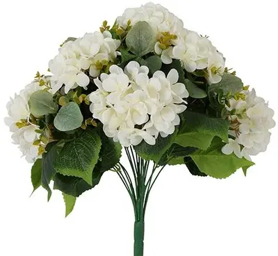 Countryfield kunstboeket  25cm wit - afbeelding 1