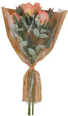 Countryfield kunstboeket  44cm roze - afbeelding 1