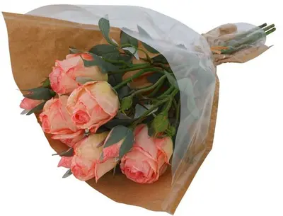 Countryfield kunstboeket  44cm roze - afbeelding 3