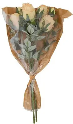 Countryfield kunstboeket  44cm wit - afbeelding 1