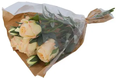 Countryfield kunstboeket  44cm wit - afbeelding 3