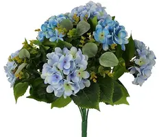 Countryfield kunstboeket  55cm blauw - afbeelding 1