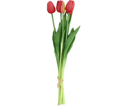 Countryfield kunstboeket tulp 41cm fuchsia - afbeelding 1