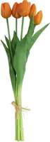 Countryfield kunstboeket tulp 41cm oranje - afbeelding 1