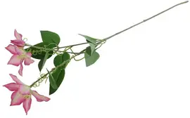Countryfield kunsttak clementis 76cm roze - afbeelding 2