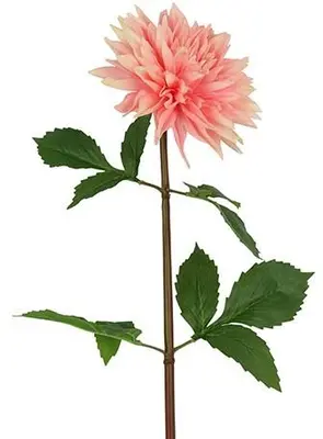 Countryfield kunsttak dahlia 74cm roze - afbeelding 1