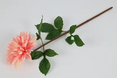 Countryfield kunsttak dahlia 74cm roze - afbeelding 2