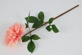 Countryfield kunsttak dahlia 74cm roze - afbeelding 2