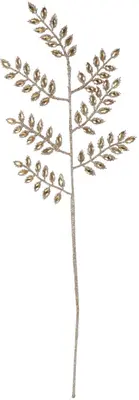 Countryfield kunsttak diamant glitter 61cm goud - afbeelding 1