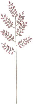 Countryfield kunsttak diamant glitter 61cm roze - afbeelding 1