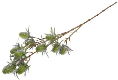 Countryfield kunsttak eryngium 65cm blauw - afbeelding 3