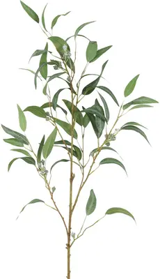 Countryfield kunsttak eucalyptus 121cm groen - afbeelding 1
