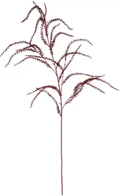 Countryfield kunsttak glitter 137cm rood - afbeelding 1