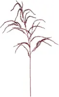 Countryfield kunsttak glitter 137cm rood - afbeelding 1
