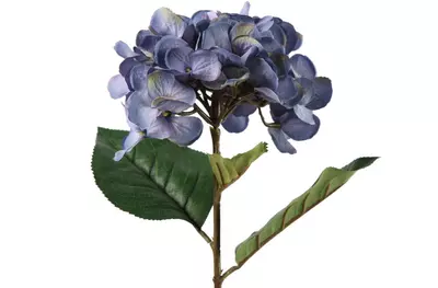 Countryfield kunsttak hortensia 66cm blauw - afbeelding 1