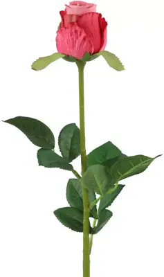 Countryfield kunsttak roos 70cm roze - afbeelding 1