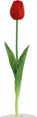 Countryfield kunsttak tulp 44cm donkerrood - afbeelding 1