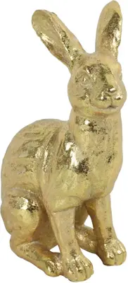 Countryfield ornament haas jumpy 13x8x19,5 cm goud