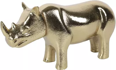 Countryfield ornament neushoorn lando 27x9x13 cm goud