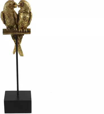 Countryfield ornament papegaai loulou 8x10x39,5 cm goud