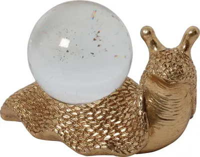 Countryfield ornament polyresin slak ruga 12x6.5x7.5cm goud