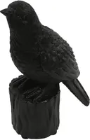 Countryfield ornament polystone karolus vogel met geluid 10x6x15.8cm zwart kopen?